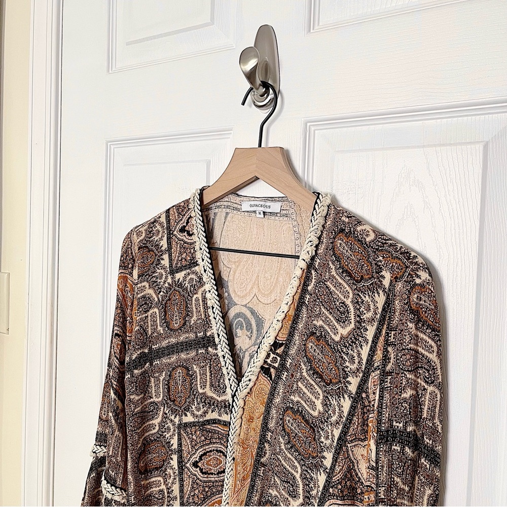 ✧･ﾟgroovy paisley open-front top - Picture 3 of 9